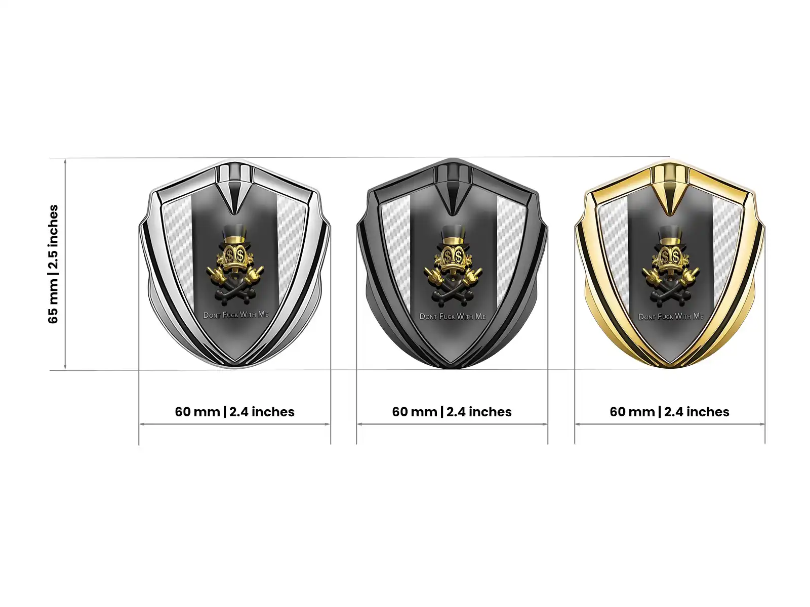 Metal Emblem Badge High Quality Sturdy